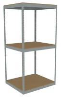 44P258 Boltless Shelving, 42x30, Particleboard