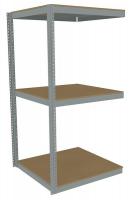 44P263 Boltless Shelving, 42x42, Particleboard