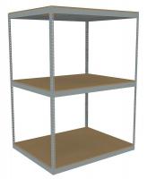 44P278 Boltless Shelving, 60x42, Particleboard