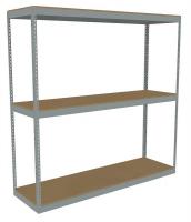 44P301 Boltless Shelving, 96x18, Particleboard