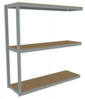 44P302 Boltless Shelving, 96x18, Particleboard