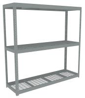 44P355 Boltless Shelving, Starter, 96x18, Wire
