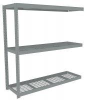 44P344 Boltless Shelving, Add-On, 84x18, Wire
