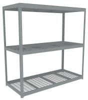 44P357 Boltless Shelving, Starter, 96x30, Wire