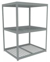 44P351 Boltless Shelving, Starter, 84x42, Wire