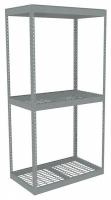 44P371 Boltless Shelving, Starter, 48x18, Wire