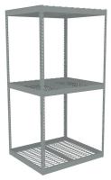 44P373 Boltless Shelving, Starter, 48x30, Wire