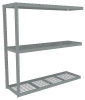 44P409 Boltless Shelving, Add-On, 96x18, Wire