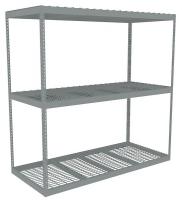 44P399 Boltless Shelving, Starter, 84x30, Wire