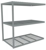 44P407 Boltless Shelving, Add-On, 84x48, Wire