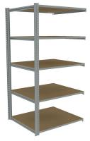 44P621 Boltless Shelving, 36x36, Particleboard