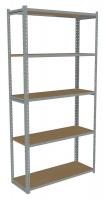 44P717 Boltless Shelving, 42x18, Particleboard