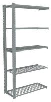 44P748 Boltless Shelving, Add-On, 42x18, Wire