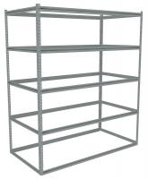 44P928 Boltless Shelving, Starter, 60x12, 5 Shelf