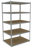 44P972 Boltless Shelving, 42x36, Particleboard