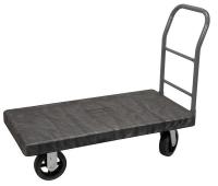 44U458 Platform Truck, 24x48, 1 Crossbar Handle