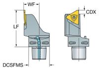 44Y233 Parting/Grooving Tool, C3RF123T0622045BM