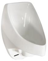 44Z635 Waterless Urinal, Ceramic, White, 14 In W