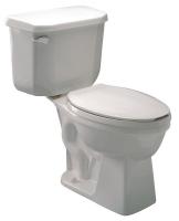 45A122 Toilet Bowl, 2-Piece, 1.0 gpf