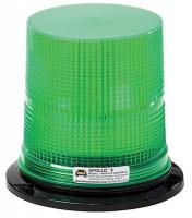 45A237 LED Warning Light, Green, 12/60VDC