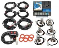 45A257 LED Hide-A-Way Strobe Light, Blue/Red