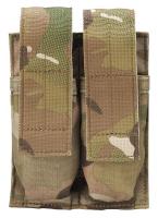 45G398 Double Mag Pouch, Belt Mounted, Multicam