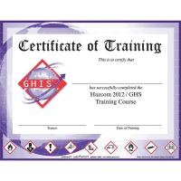 45H631 GHS Training Certificates, English