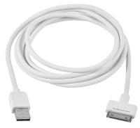 45H718 Charger/Sync Cable, 6 ft., White