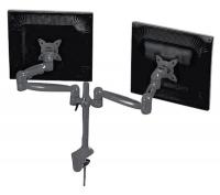45H801 Dual Monitor Arm, Black