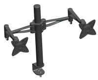 45H803 Dual Monitor Arm, Black