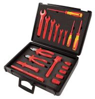 45J344 Insulated Tool Set, Safety, 19 Pc