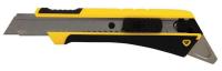 45J351 Snap Off Utility Knife, 7-1/8 in, 18mm, Ylw