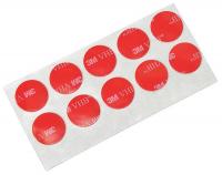 45J894 Double Coated Tape, Clear, PK100