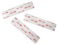 45K037 Double Coated Tape, 1/2In x 2In, PK 100