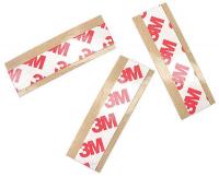 45K218 Double Coated Tape, 3/4In x 3In, PK 5