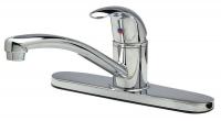 45K787 Kitchen Faucet, Lever, 3/8 In