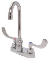 45K789 Lavatory Faucet, Wrist Blade, 1/2 In NPSM