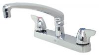 45K792 Kitchen Faucet, Lever, 1/2 In NPSM