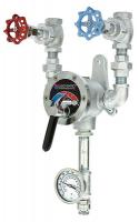 45K812 Hose Station, 3/4 In, 9 gpm, Chrome