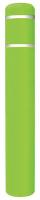 45K883 Post Sleeve, Ht 60 In, Lime Green w/White