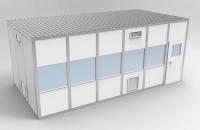 45K911 Clnrm Modular In-Plant Office, 12x24x10ft