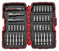 45L152 Screwdriver Bit Set, 1/4 In Hex, PC40