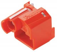 45U661 Network Blackout Jack, Copper, Red, Pk10