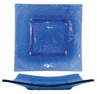 45U760 Deep Square Plate, Blue, 14x14 In, PK6