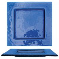 45U764 Square Plate, Blue, 7x7 In, PK24