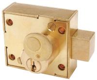 45W713 Enclosure Lock, Pin, Raw Brass