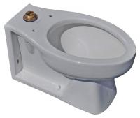 45W820 Siphon Jet Toilet Bowl, Floor, 1.6 gpf