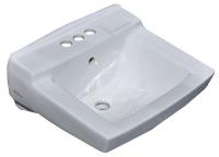 45W821 Lavatory Sink, Wall, Rectangle