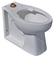 45W822 Siphon Jet Toilet Bwl, Flr, 1.28 or 1.6gpf