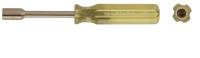 46C068 Nut Driver, Non-Spark, 1/4 in Hex, 6-7/8 L